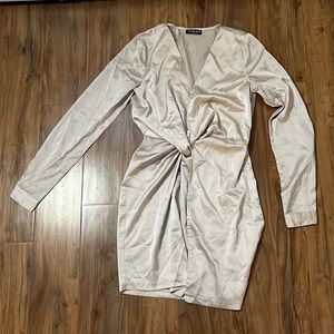 Fashion Nova satin dress SM